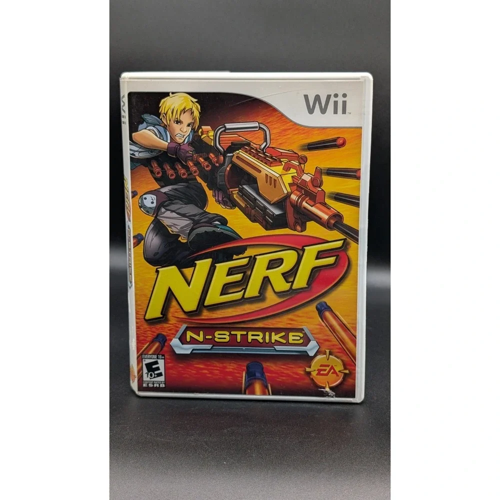 Nerf N-Strike (Nintendo Wii, 2009) With Manual
